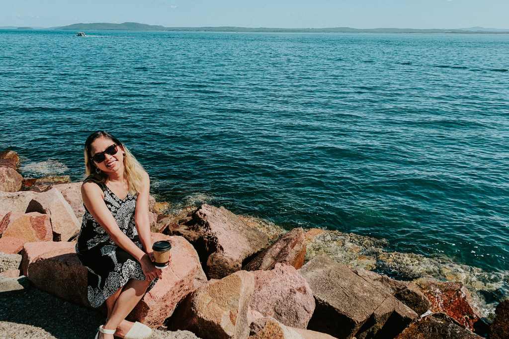 At the d'Albora Marina in Port Stephens