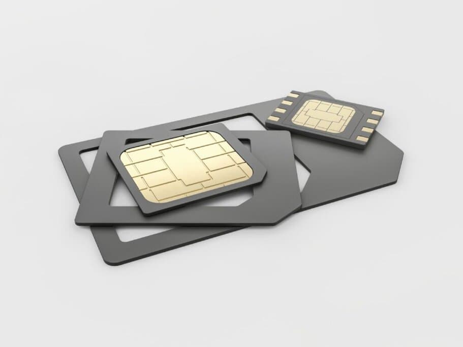 The various sizes of SIM cards available in Australia, helping users understand the options they might encounter when choosing the best SIM card in Australia.