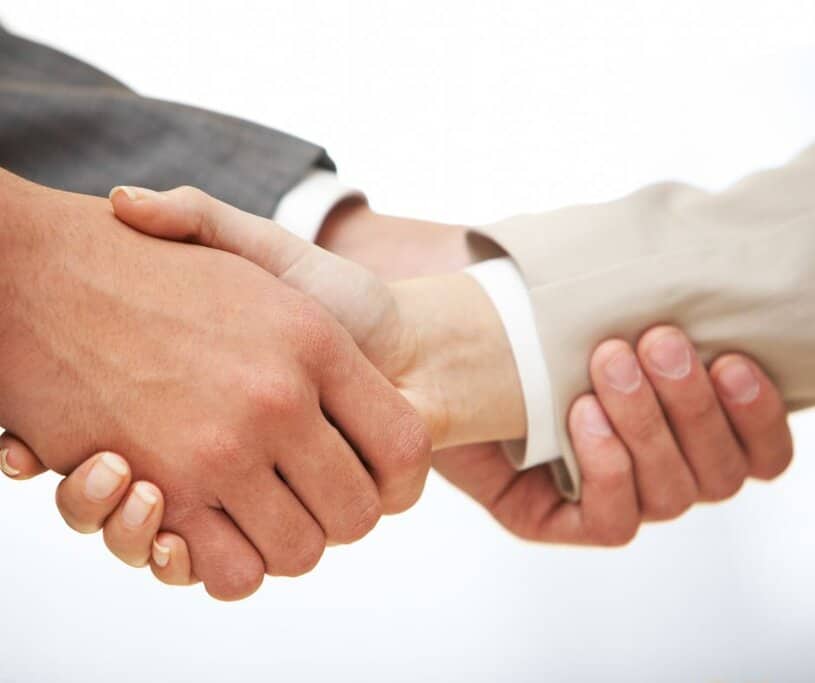 Handshake. Planning your first trip in Australia