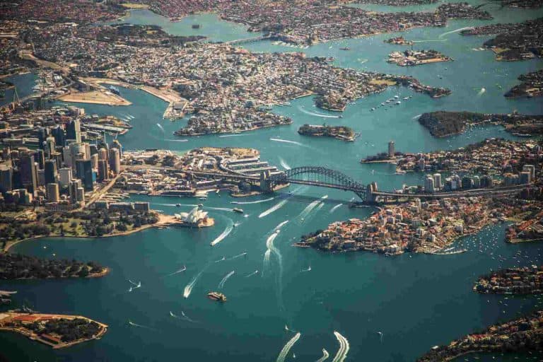 Birds Eye View of Sydney