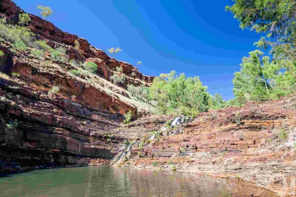 An image of the beautiful Dales Gorge in Australia.